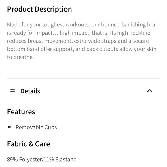 Fabletics Ellie No-Bounce Sports Bra - Picture 11 of 11